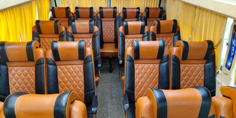 18 Seater Tempo Travelelr Rental Trichy Airport