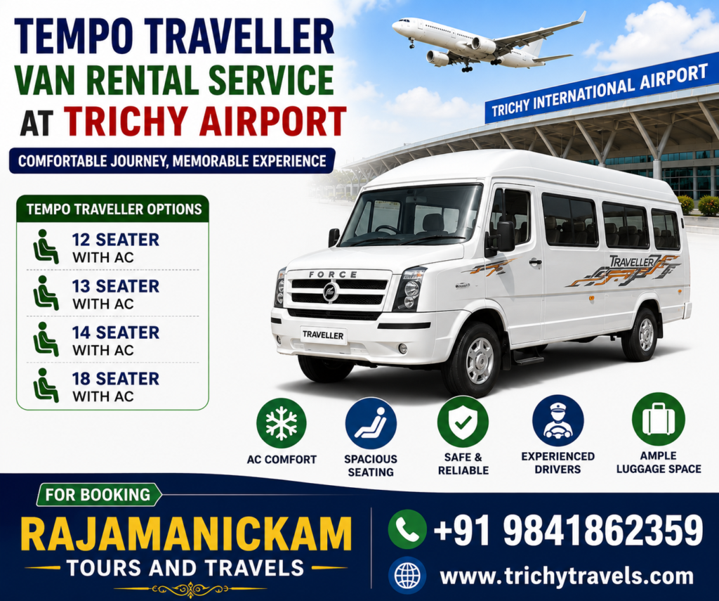 Tempo Traveller Van Rental Trichy Airport