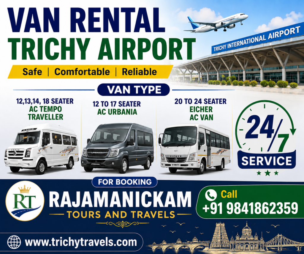 Van Rental Trichy Airport